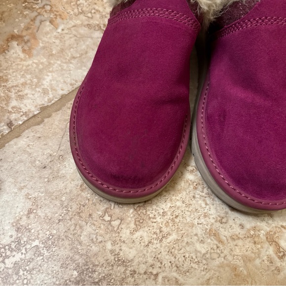 Sorel Women's plum purple Fur-Lined slip on shoes slippers size 8 - Picture 5 of 5